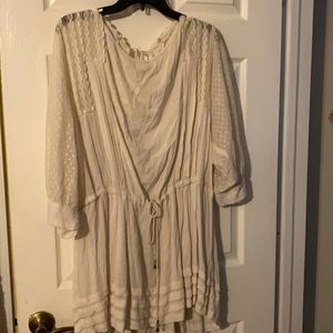 Free people tunic off white never worn